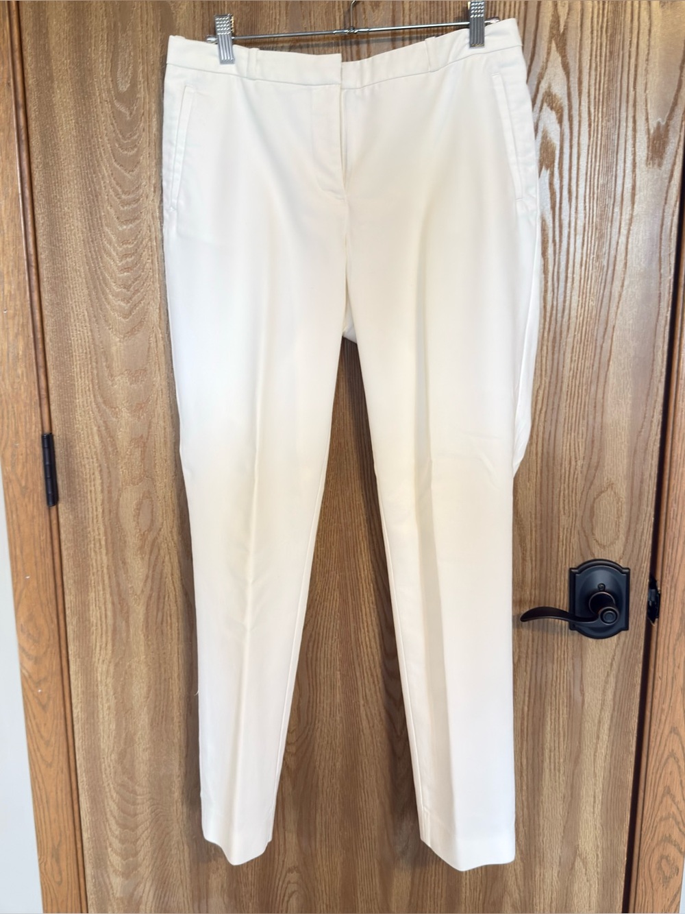 Forever 21 White Straight Leg Dress Pants